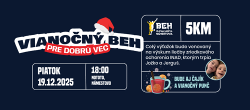 VIANOČNÝ BEH pre dobrú vec 19.12.2025 | Tj Oravan NO